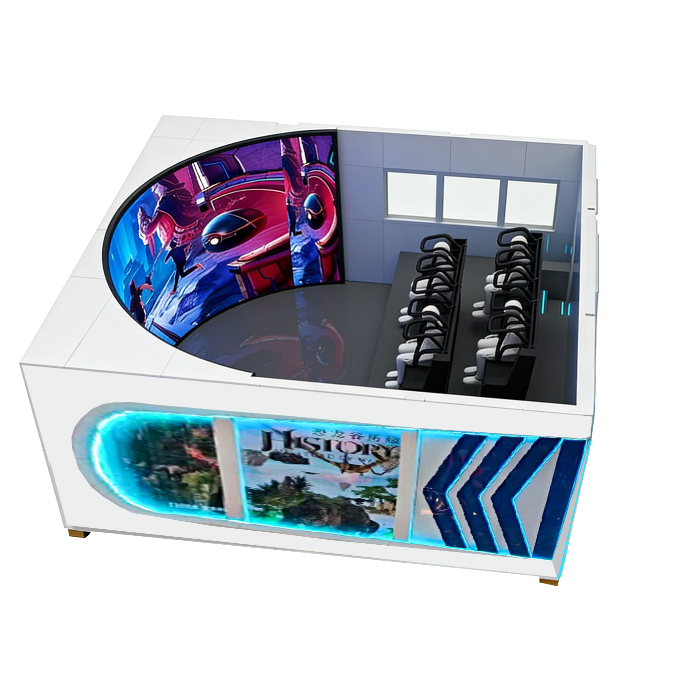 Enter the Mobile Suspended Theater: A moving cinematic journey